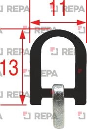 GASKET FOR OVEN DOOR 620x460 mm 