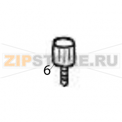 Screw (head) Sato M84Pro Screw (head) Sato M84ProЗапчасть на деталировке под номером: 6Название запчасти на английском языке: Screw (head) Sato M84Pro.