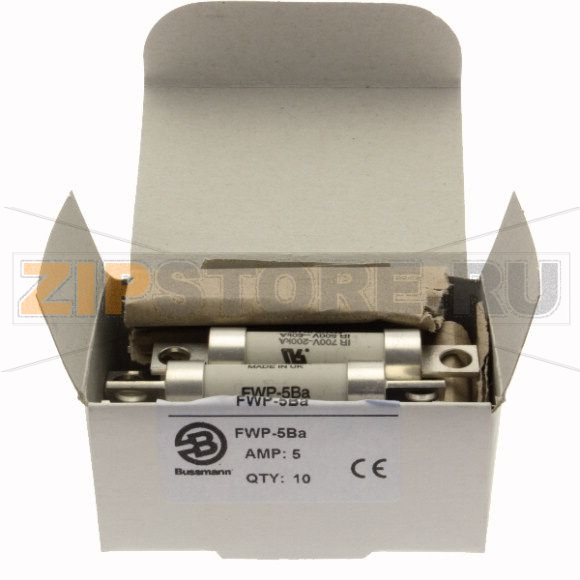 Предохранитель, 5 A, AC 700 В, DC 700 В, 50 кА, 15x73 мм, UL Eaton 5AMP 700V AC SEMI-COND FUSE 