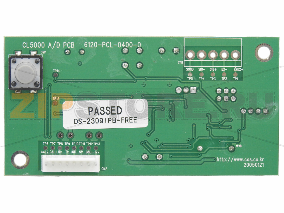 Аналоговая плата для весов CAS CL5000J (ANALOG PCB ASS'Y) Аналоговая плата обработки сигнала тензодатчка для весов CAS СL5000J (ANALOG PCB ASS'Y). Модуль подходит для следующих модификаций весов CAS: CL5000-15B TCP-IP, CL5000-15BJ TCP-IP, CL5000-15H TCP-IP, CL5000-15P TCP-IP, CL5000-15PJ TCP-IP Демо, CL5000J-15IB TCP-IP, CL5000J-15IH TCP-IP, CL5000J-15IP TCP-IP, CL5000J-15IS TCP-IP, CL5000J-30IB TCP-IP, CL5000J-30IP TCP-IP, CL5000J-30IS TCP-IP, CL5000J-6IB TCP-IP, CL5000J-6IP TCP-IP