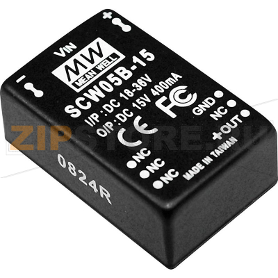 Преобразователь DC/DC, 400 мА Mean Well SCW05A-15 