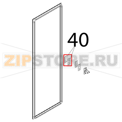 Distanziale Angelo Po FX201G3 Distanziale Angelo Po FX201G3Запчасть на деталировке под номером: 40