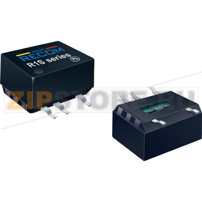 Преобразователь DC/DC, SMD-монтаж, 5 В/DC, -5 В/DC, 100 mA, 1 Вт Recom R1D-0505 