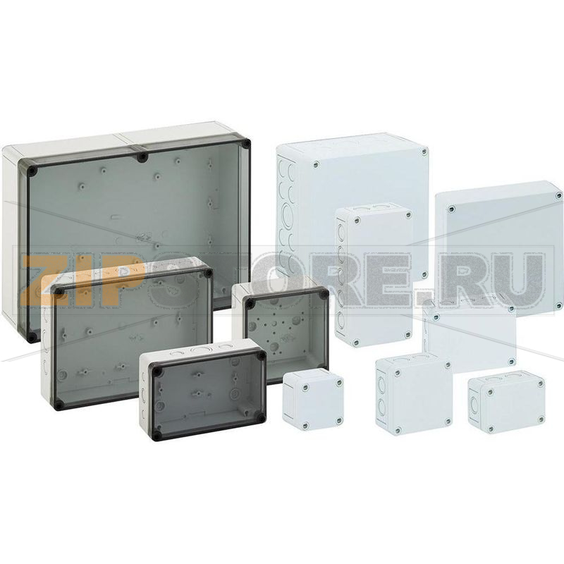 Корпус 182x180x84 мм, материал: поликарбонат, полистирол, серый Spelsberg TK PS 1818-8f-t 