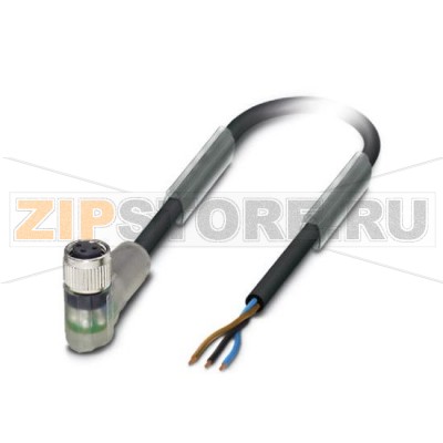 Кабель для датчика / исполнительного элемента Phoenix Contact SAC-3P- 1,5-PUR/M 8FR-2L 3-полюсн., PUR без галогенов, темно-серый RAL 7021, свободный конец, к Гнездо угловой M8, с помощью 2 светодиодных индикатора, Длина кабеля: 1,5 м.Минимальный заказ: 1 шт.Упаковка: 1 шт.