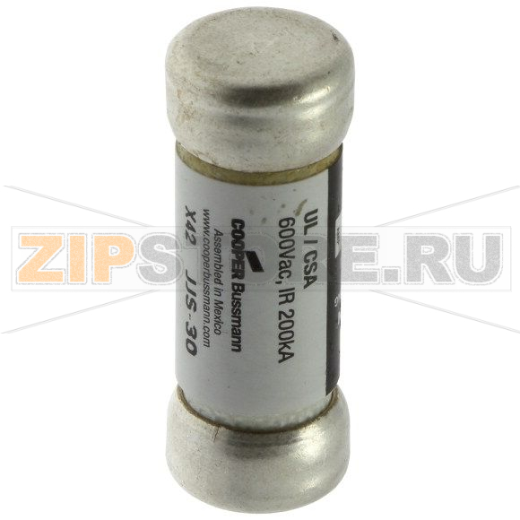 Предохранитель, 30 A, AC 600 В, 200 кА, 14x38 мм, T, UL, сверхбыстрый Eaton TRON FAST ACTING FUSE 
