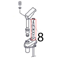 Termocoppia M8x1x600 Angelo Po 1G1FA0G