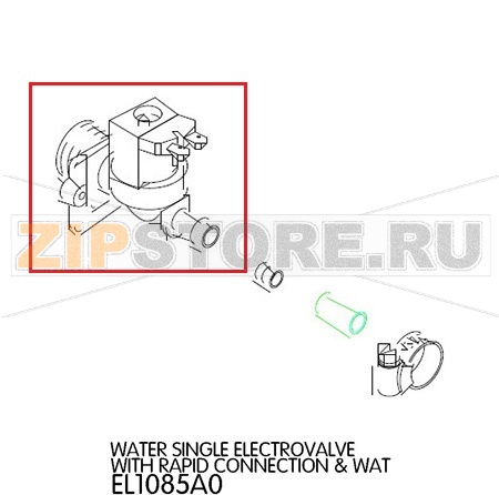 Электроклапан водный одиночный Unox XF 090P Электроклапан водный одиночный Unox XF 090PЗапчасть на деталировке под номером: 133Название запчасти на английском языке: Water single electrovalve with rapid connection & wat Unox XF 090P