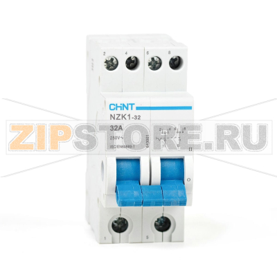 Переключатель модульный 32 А, 3 положения Chint NZK1-32 