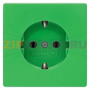 DELTA STYLE ЗЕЛЕНЫЙ РОЗЕТКА SCHUKO 10A DC/16A AC 250В C ЗАЩИТНЫМ КОНТАКТОМ C БЕЗРЕЗЬБОВЫМИ КОНТАКТНЫМИ ЗАЖИМАМИ  ЭЛ.-МЕХ.ЧАСТЬ Siemens 5UB1851 
