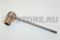 LEVA COMANDO INOX dm.8x135 CON MOZZO dm.