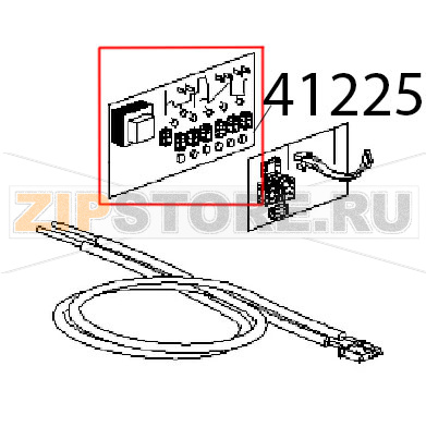 Scheda elettronica potenza Angelo Po KD130EAT Scheda elettronica potenza Angelo Po KD130EATЗапчасть на деталировке под номером: 41225