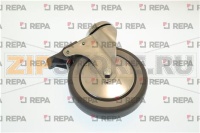 RUOTA PIVOTANTE C/FRENO D125X30MM