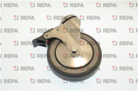 RUOTA PIVOTANTE C/FRENO D125X30MM