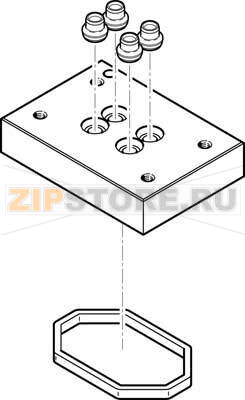 Плита пневматическая, многоканальная Festo CPV10-VI-P2-M7-D 