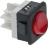 КРАСНЫЙ ДВУХПОЛЮСНЫЙ ВЫКЛЮЧАТЕЛЬ 16А 250В