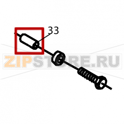 Eje separador Fagor FI-200 Eje separador Fagor FI-200Запчасть на деталировке под номером: 33Название запчасти Fagor на английском языке: Eje separador FI-200.