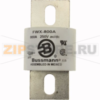 Предохранитель, 800 A, AC 250 В, 200 кА, 51x98 мм, UL Eaton BUSS HIGH SPEED FUSE