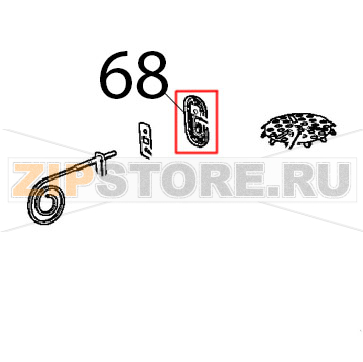 Cheftop temperature probe cover Unox XVC 205E Cheftop temperature probe cover Unox XVC 205EЗапчасть на деталировке под номером: 68