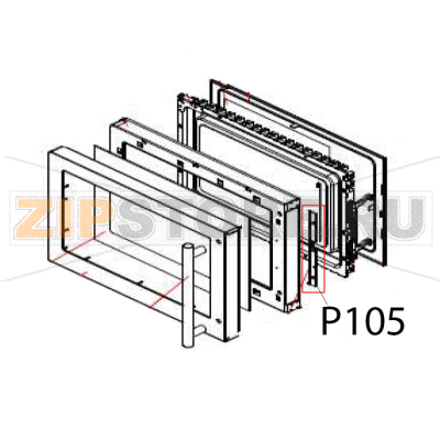 Layering Hurakan HKN-WP900G Layering Hurakan HKN-WP900GЗапчасть на деталировке под номером: P105