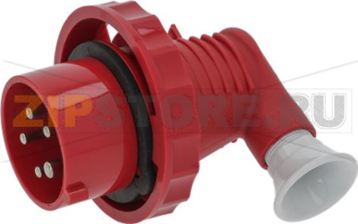 РОЗЕТКА ТРЕХФАЗНАЯ 3 ПОЛЮСА + N + PE 16A 
