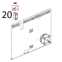 Profilo copricamino inox C.T. Unox XVC 504