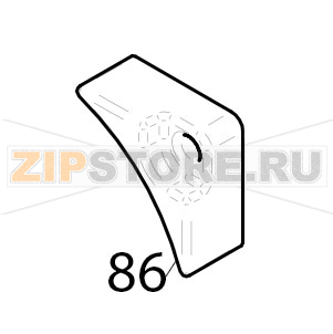 Plastic corner Piron P920RXS Plastic corner Piron P920RXSЗапчасть на деталировке под номером: 86