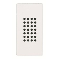 Механизм зуммера, одномодульный, альпийский белый ABB 2CLA211900N1101