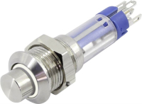 Кнопка, 1 шт TRU Components TC-GQ10-K-11ZE/W/24V/S203