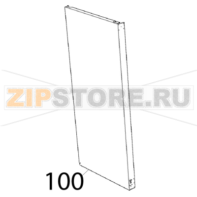 Fianco SX Unox XVC 1005EP Fianco SX Unox XVC 1005EPЗапчасть на деталировке под номером: 100