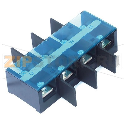 Клемма открытая, сильноточная, черная CHIKU RTC 100-4P 