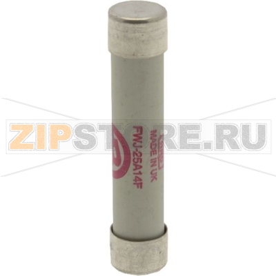 Предохранитель, 25 A, AC 1000 В, DC 800 В, 25 кА, 14x67 мм, aR, UL Eaton 1000V 25A S/COND FERRULE 