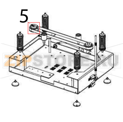 Gear pulley Vema AP 2091 Gear pulley Vema AP 2091Запчасть на деталировке под номером: 5