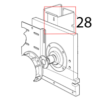Water pump bracket Scotsman MAR 78 SPLIT