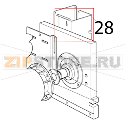 Water pump bracket Scotsman MAR 78 SPLIT Water pump bracket Scotsman MAR 78 SPLITЗапчасть на деталировке под номером: 28