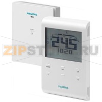 RDE100.1RFS-XA - Wireless room thermostat with auto timer Siemens RDE100.1RFS-XA