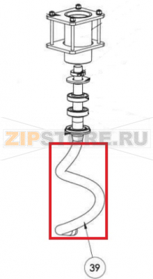 Spirale Sigma SL 80        Spirale Sigma SL 80Запчасть на сборочном чертеже под номером: 39Название запчасти Sigma на итальянском языке: Spirale Sigma SL 80