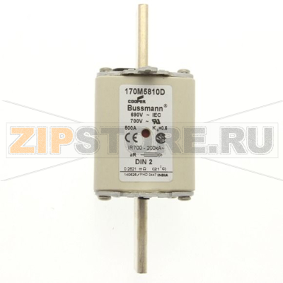 Предохранитель, 500 A, AC 690 В, 200 кА, aR, DIN, IEC Eaton FUSE 500A 690V aR DIN 2 HSDNH 