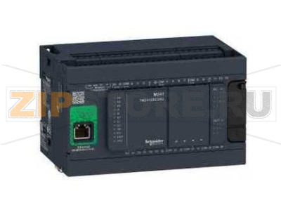Контроллер логический 100-240 В, 2 А, 6 реле Schneider Electric TM241CE24R 