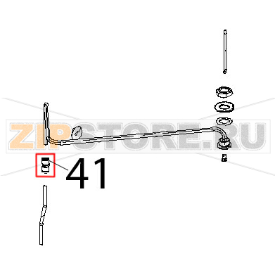 Riduzione J.G. DA D=10, A D=8 Unox XB 403G Riduzione J.G. DA D=10, A D=8 Unox XB 403GЗапчасть на деталировке под номером: 41