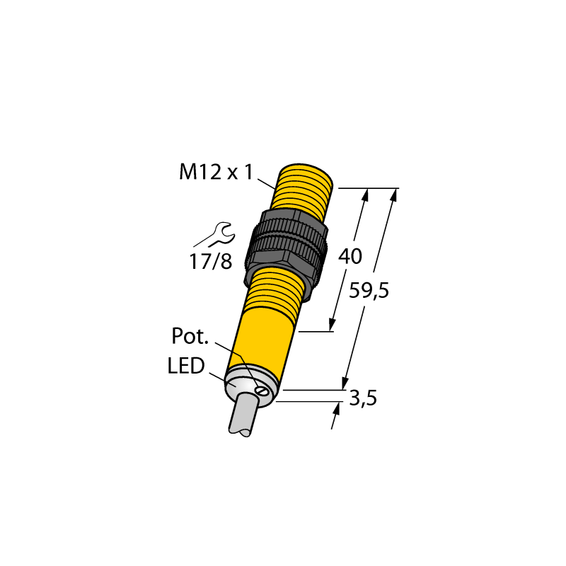 Датчик емкостный Turck BC3-S12-RP6X 