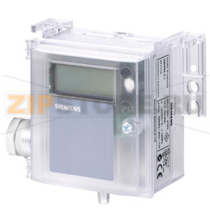 QBM3020-3D - Датчик перепада давления в воздуховоде с дисплеем, 0300 Па Siemens QBM3020-3D 