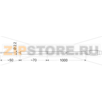 Датчик температуры, тип датчика: Pt100, зонд: 50 мм, от -25 до 70°C Greisinger GOF 401 Mini