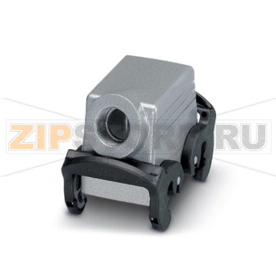 Корпус с кабельным сальником Phoenix Contact HC-B 10-TMQ-52/O1PG16S с двумя защелками, высота 52 мм, без резьбового соединения, 1x Pg16, боковое подключение кабеля.Минимальный заказ: 10 шт.Упаковка: 10 шт.