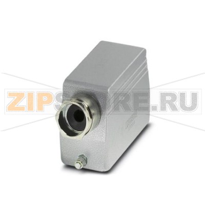 Корпус с кабельным сальником Phoenix Contact HC-HV 6-TFL-60/M1PG21S крепление производится одной защелкой, высота 60 мм, с резьбовым соединением, 1x Pg21, подключение кабеля сбоку.Минимальный заказ: 10 шт.Упаковка: 10 шт.