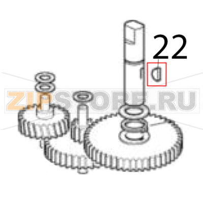 Chiavetta Scotsman MF 46 WS Chiavetta Scotsman MF 46 WSЗапчасть на деталировке под номером: 22