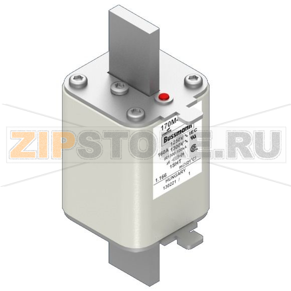 Предохранитель, 160 A, AC 1250 В, 100 кА, size 1, 53x63x135 мм, aR, IEC Eaton FUSE 160A 1250V 1 