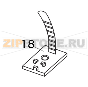 Cable clamp UL-13 Toshiba TEC B-852-TS22-QQ-R Cable clamp UL-13 Toshiba TEC B-852-TS22-QQ-RЗапчасть на деталировке под номером: 18
