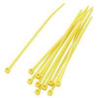 Стяжки кабельные 100 мм, желтые, 100 шт TRU Components TC-PBR-100-4YW203