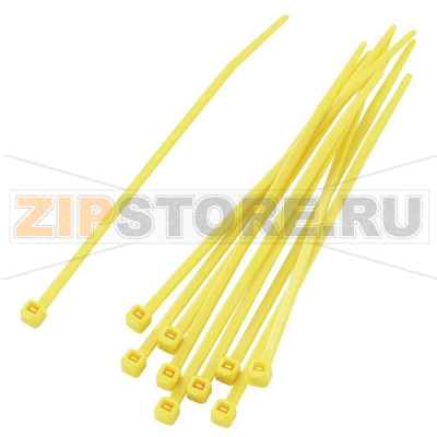 Стяжки кабельные 100 мм, желтые, 100 шт TRU Components TC-PBR-100-4YW203 